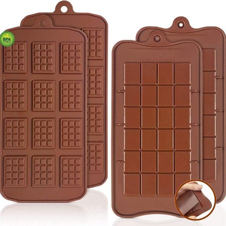 Silikonformar för choklad, non-stick, för bakning