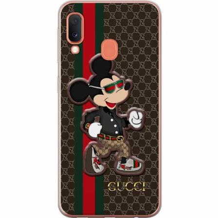 Samsung Galaxy A20e Genomskinligt Skal Cc Happy Mouse