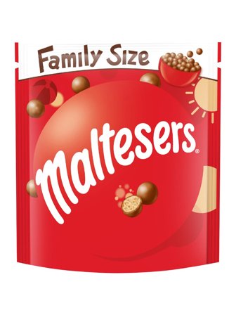 Maltesers milk chocolate with a honeycombed centre in a pouch bag 273g 0.273kg
