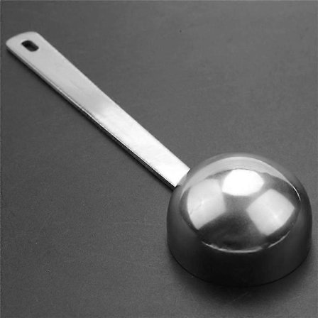 Ruostumattomasta teräksestä valmistettu kahvilusikka, 2 ruokalusikallista mittalusikka kahvilusikka, 30 ml metallinen pitkäkahvainen Sp DS