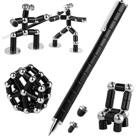 Kreativ Metal Magnetisk Pen Dekompression Legetøj Fidget Pen