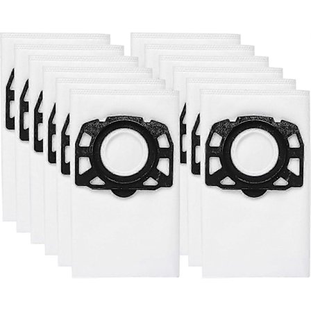 12 kpl KFI 487 -suodatinpusseja Kärcher WD4-, WD5-, WD6-pölynimureille