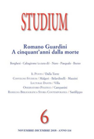 Studium (2018). Vol. 6: Romano Guardini a cinquant'anni dalla morte