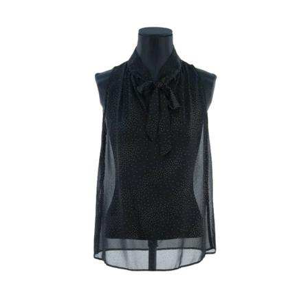 Versace Pre-owned Pre-owned Polyester tops , Zwart , Dames , Maat: M