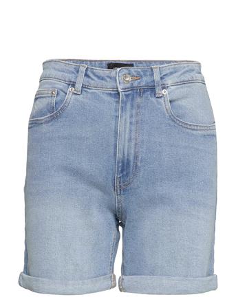 Vmjoana Hr Strch Mom Shorts Mix Ga Shorts Denim Shorts Sininen Vero Moda