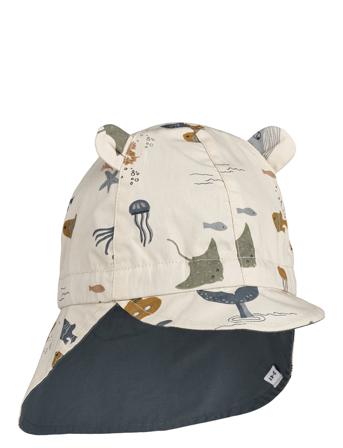 Gorm Reversible Sun Hat Solhatt Multi/mønstret Liewood