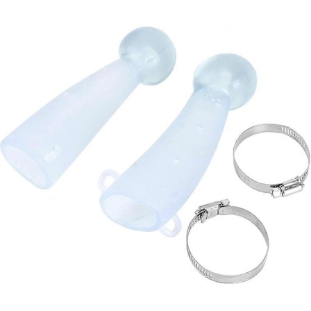 Gedehornsovertræk, 2 STK. Ko Horn Kvæghorn Beskyttere Kalv Kvæg Tyr Ko Horn Dækning Co[D]