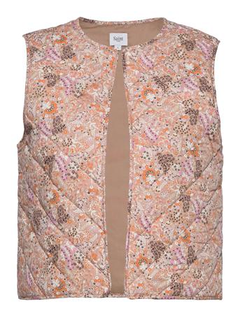 Evisz Quilt Vest Pink Saint Tropez