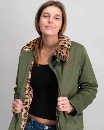 Zadig&Voltaire PARKA Vihreä Takit Tytöt - Kids Brand Store