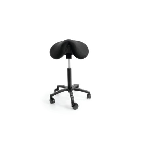 Sadelstol SOFT tyg svart - Lyreco - Kontorsmöbler och inredning - Stolar och sittmöbler - Sadelstolar