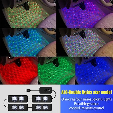 Auton tunnelmavalo Auton tunnelmavalo Tunnelmavalo Auton neon tunnelmavalaistus Valo kaukosäätimellä Auton sisustusvalo Auton sisävalo Musta