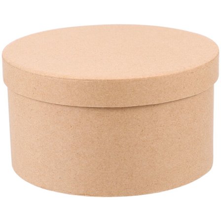 Runde æsker af kraftpapir til småkager, kager, cupcakes - Sæt med 10