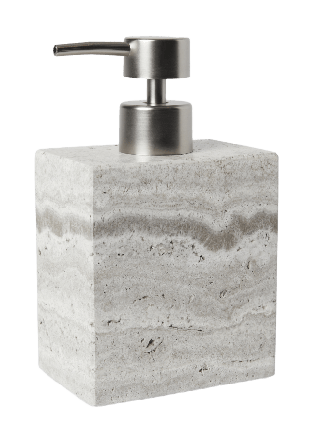 Åhléns Home Tvålpump TRAVERTINE Badrumstillbehör Beige ONESIZE