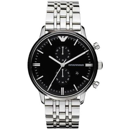 Emporio Armani Watch UR - Ar0389 Grå, Herre Ure, Størrelse: ONE Size