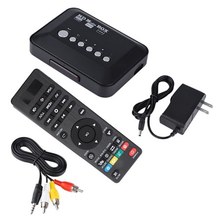 1080P HD HDMI Audio Video Media Player Box med IR fjernkontroll - 240V (USS)