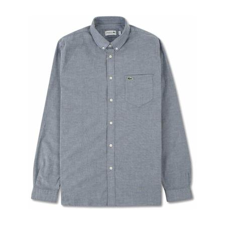 Lacoste Shirt Blå, Herre Skjorter