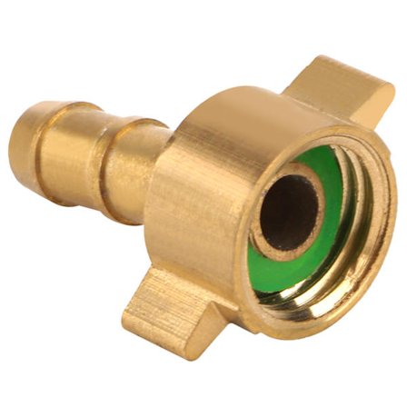 G1/4 till 8 mm gänga, tillbehör för skarvspruta för slang av rostfritt stål