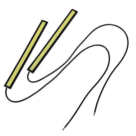 2 x VATTENTÄT LED 12V STRIP DAGLJUS DRL BIL DIMMA DAG KÖR LAMPA