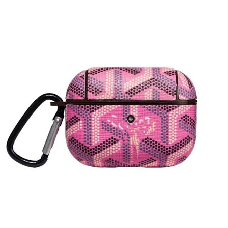 iPhone AirPods 4, trådløst Bluetooth-øretelefonetui, beskyttelsesetui i imitert skinn, rosa