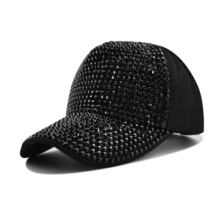 Rhinestones Baseball Keps Shiny Paljetter Cap 02 02