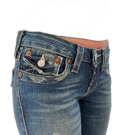 True Religion blå bootcut jeans