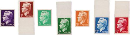 Monaco - YT ND344-350 - Utakket - Postfrisk