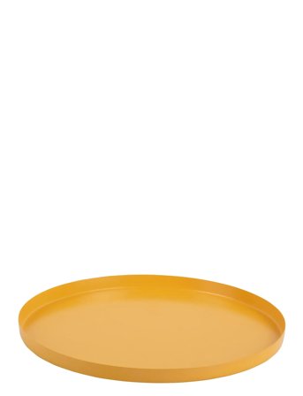 present time Tray Servir Round Extra Small - Yellow - Ø 25 CM