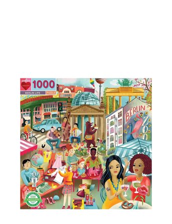 Eeboo | Puzzle 1000 Pcs - Berlin Life | ONE SIZE