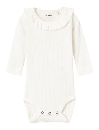 Lil'Atelier Nbfrachel Nis Ls Slim Body Lil Noos Kräm