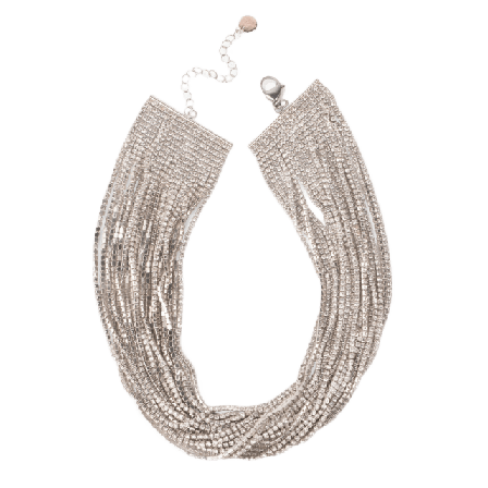 pfgSTOCKHOLM Bellagio Halsband Dam Silver 0