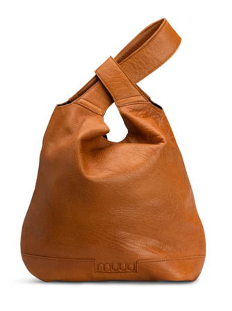 Muud Dzana Gå-og-strikk Strikk-på-farten Skinnveske_Whisky