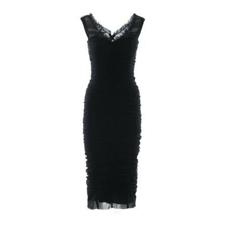 Dolce & Gabbana Long Dress , Zwart , Dames , Maat: L Maxi jurken