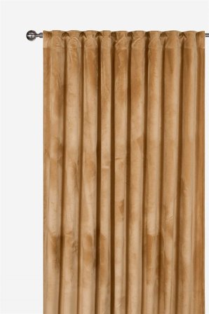 Cellbes of Sweden - Gardinlängd sammet 2-pack - beige - - 140 x 220 cm