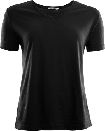 Aclima LightWool T-shirt Loose Fit Women Women short-sleeved sweaters Black S