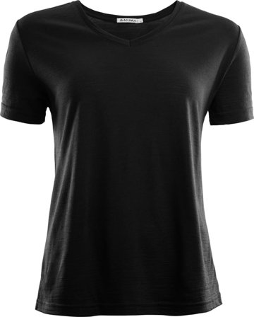 Aclima LightWool T-shirt Loose Fit Women Women short-sleeved sweaters Black M