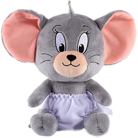 Klassisk tecknad film Tom & Jerry mus plyschleksak kola mus leksak födelsedag lämplig för flickor och pojkar (mus 18cm)