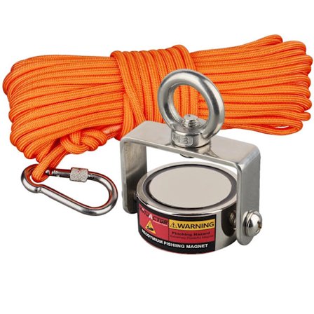 Neodymium Magnet Sæt, 360 Drejelig, 180KG Holdstyrke, Orange, Magnetisk trækkraft