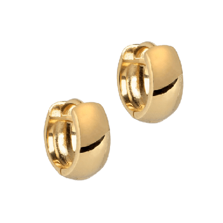 ENAMEL Copenhagen Örhängen, Classic Wide Örhängen Dam Guld ONESIZE