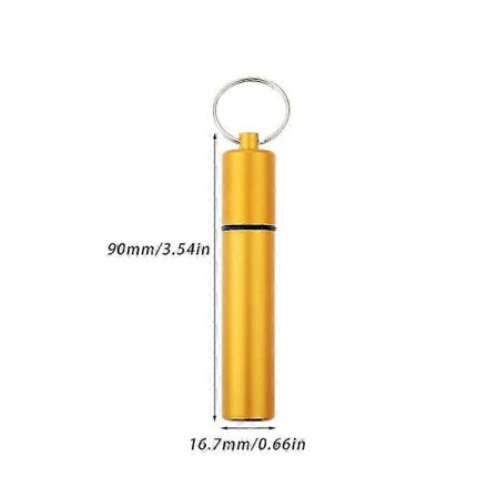 Oppbevaringsrør for synåler, etui i lær, strikking, brodering, reparasjonsnålbeholder, nøkkelring, tannpirkerboks