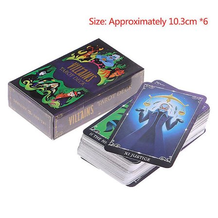 2023 Nye Skurker Tarot Deck Popkultur Tarot Film Formuesfortelling Kortspill Puslespillspill for å forbedre vennskap