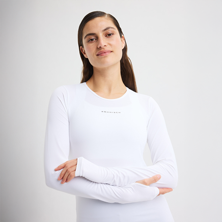 Röhnisch Jacquard Långärmad Vit