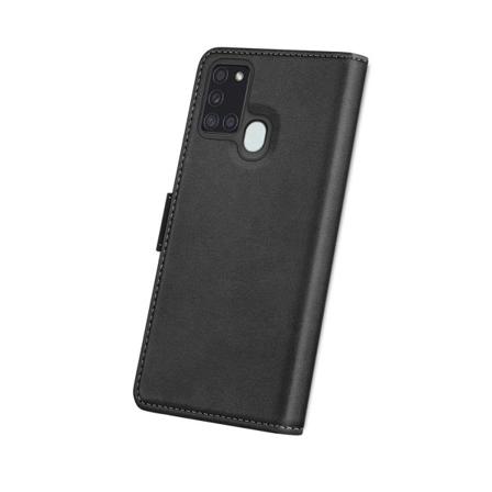 Samsung A21s Plånboksfodral Magnet Rvelon - Svart Svart
