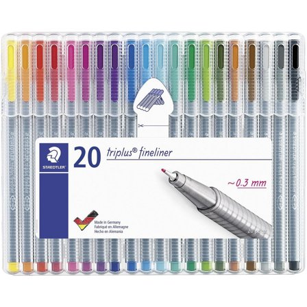 Staedtler Fineliner Triplus 0,3 mm 20 ass.