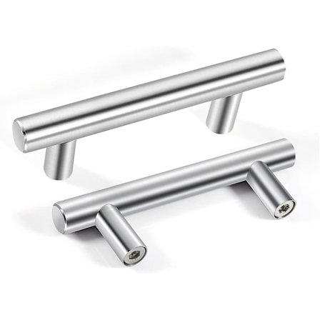 Invändig dörrhandtag 12 x 12 mm kökshandtag skåphandtag skåp