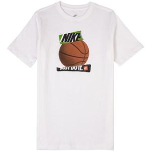 Kids - NIKE Basketball Branded Graphic T-shirt White 6-8 Years - Tops - 6-8 years - White