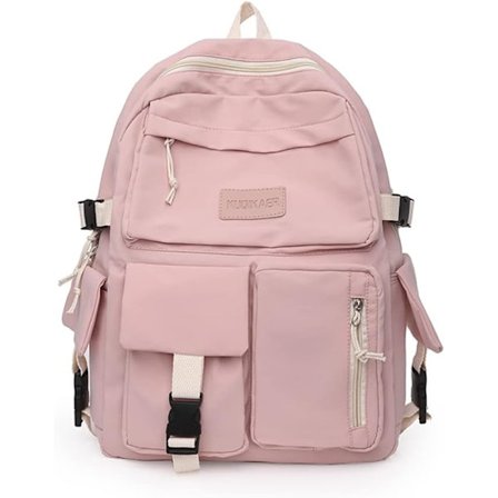 Ny koreansk stil stor kapacitet junior high school elev skoletaske let og enkel rejsetaske lærredsrygsæk