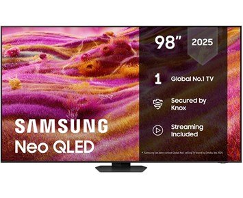 Samsung-TQ98QN90FATXXC-Samsung 98" QN90F 4K Neo QLED Mini LED Smart-TV-Tv-75 tommer og større