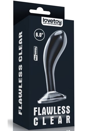 Kjøp Lovetoy Flawless Clear Prostate Plug 15cm - Analplugg | God pris