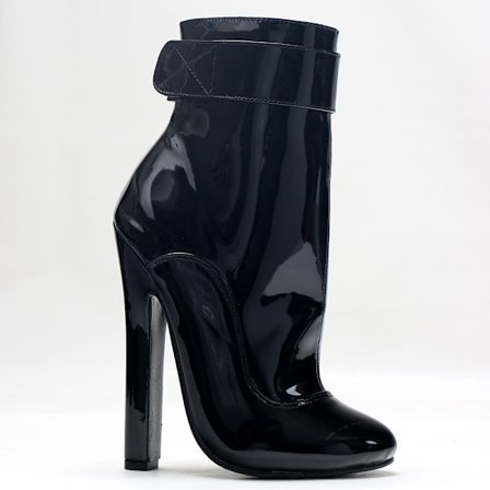 15-17 cm høje hæle Fetish vintage ankelstøvler crossdresser sko str. 36-46