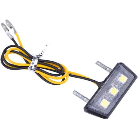 Motorcykel Nummerpladelygte med 3 SMD LED Chip Mini Lille Lampe